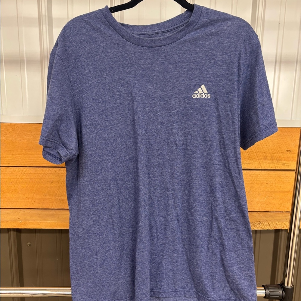 Adidas Men's Heathered Blue Tee